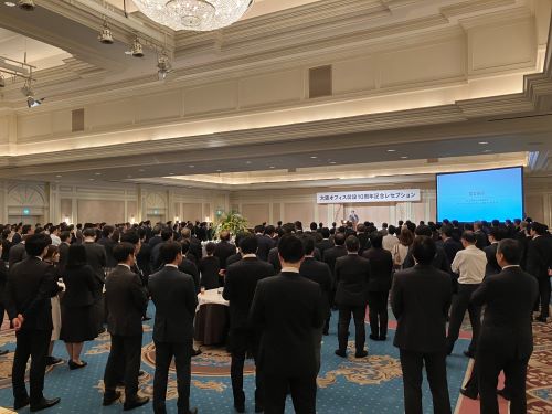 レセプション会場内の様子
