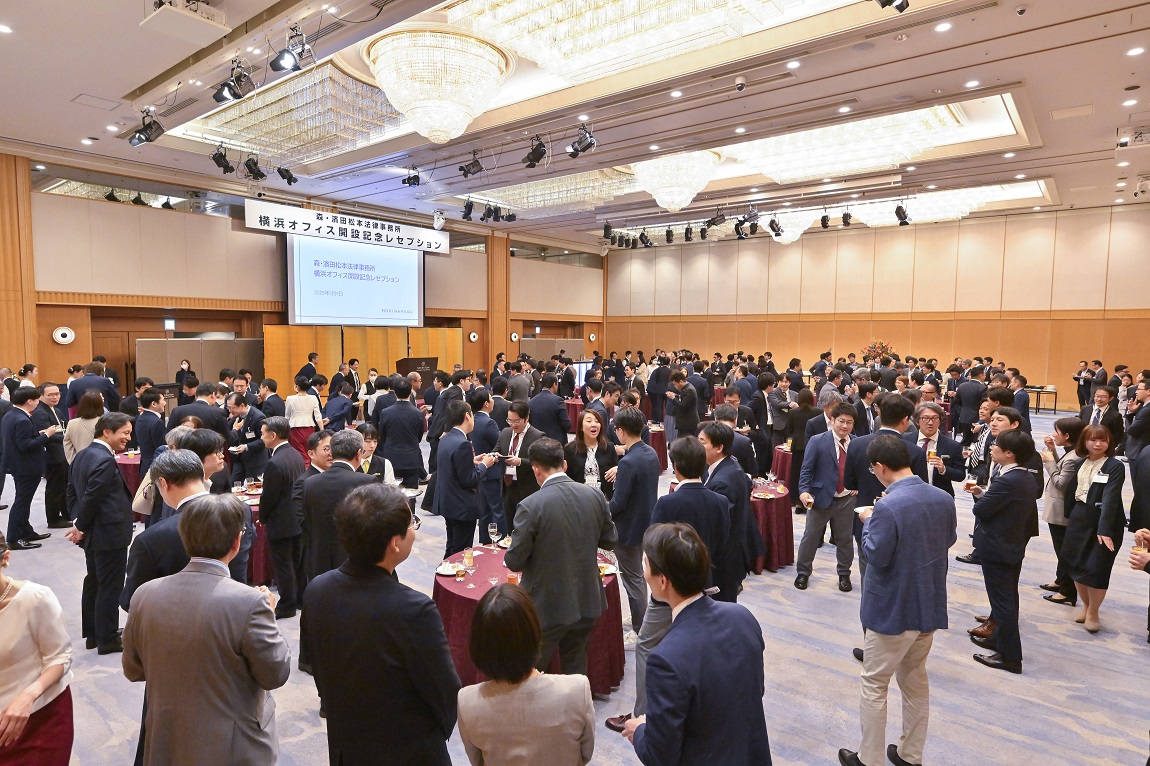 レセプション会場内の様子